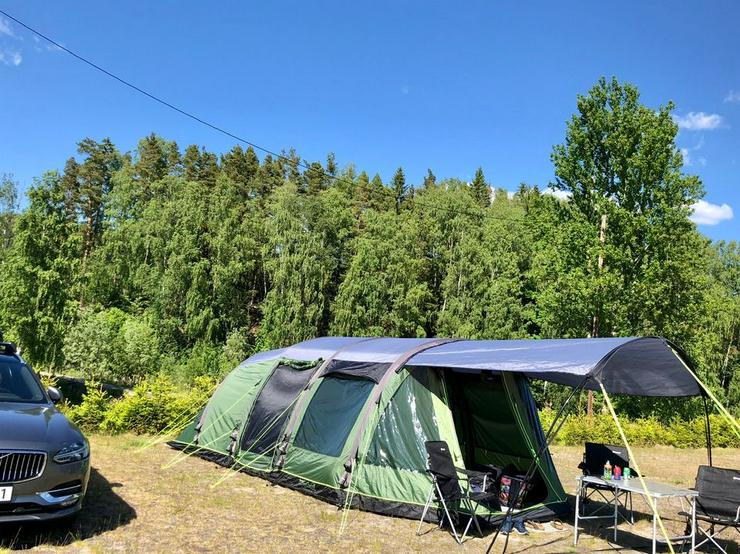 Bild 5: Zelt für 6! Outwell Rosswell 6a Familienzelt. Aufblasbares Zelt mit viel Ausrüstung!