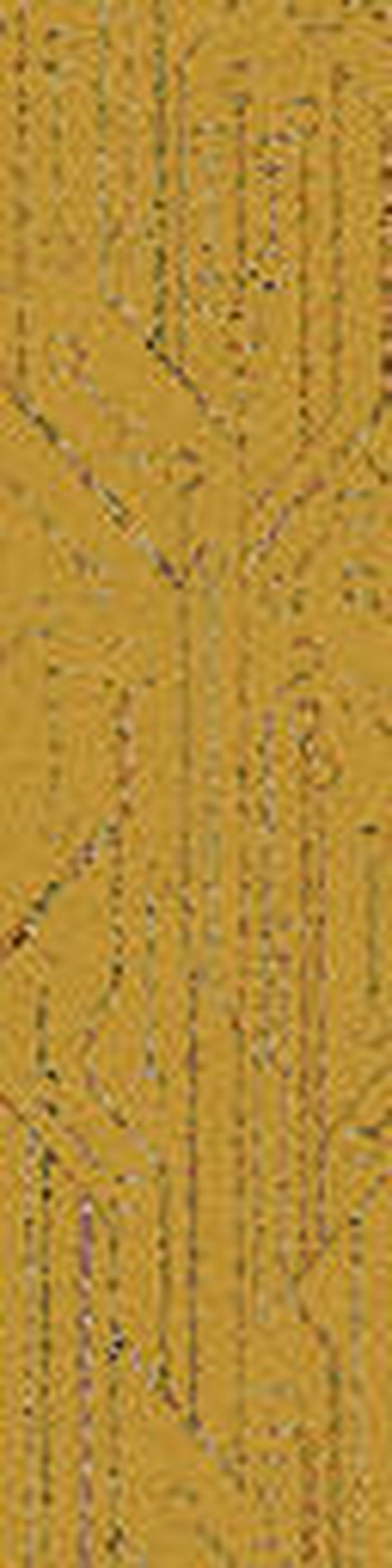 Jetzt im Angebot: Schöne gelbe 25X100cm Interface Teppichfliesen - Teppiche - Bild 2