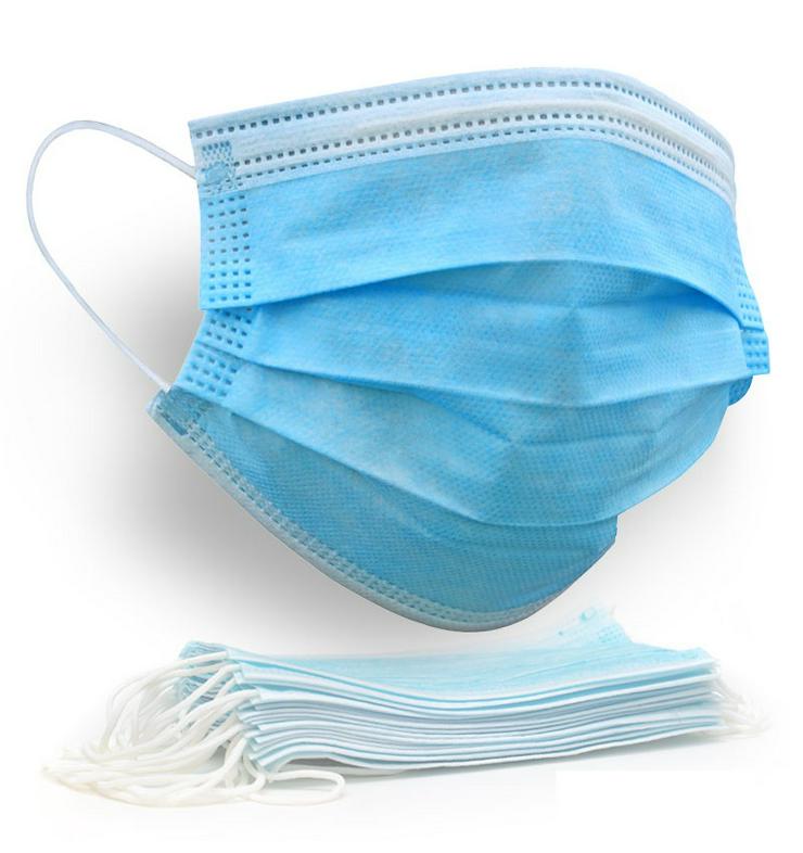 Mund-Nasen-Schutz Maske Atemschutzmaske 3-lagig Menge wählbar - Hygiene & Desinfektion - Bild 1