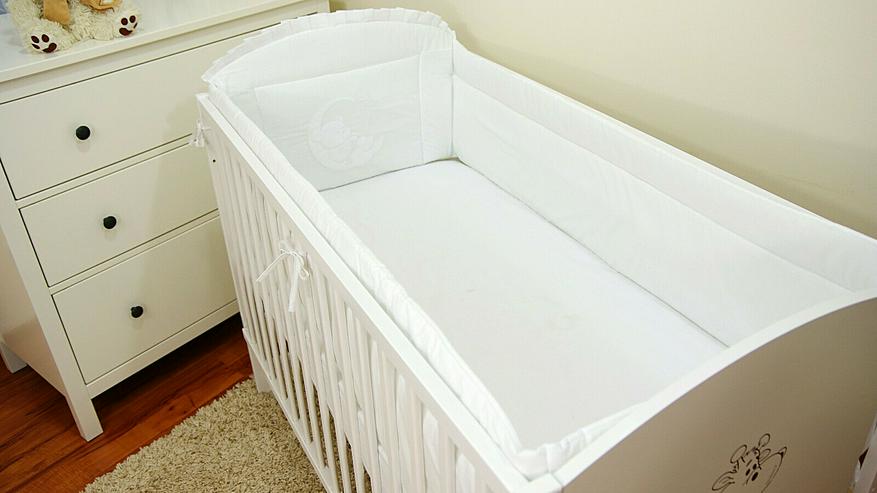 Bild 6: Bettumrandung Bettschlange Nestchen 360x30 Babyzimmer Bettnestchen Knotenkissen