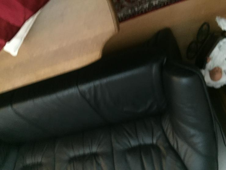 3 sitzige blaue  Couch - Sofas & Sitzmöbel - Bild 1