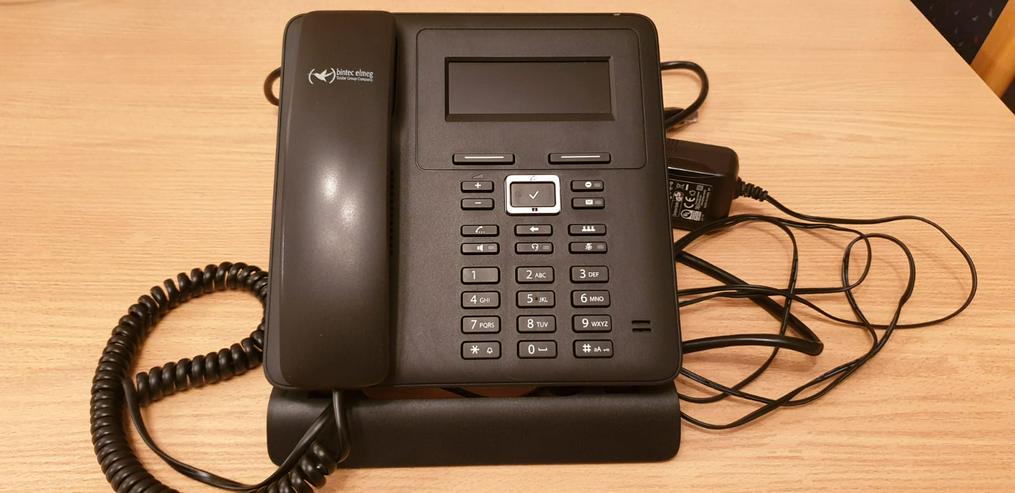 Bild 1: Telefongerät, mit Schnur, CLIP-Rufnummeranzeige, mit Anrufbeantworter