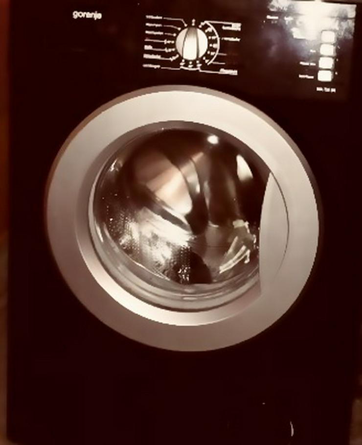 Schwarze gorenje Waschmaschine 