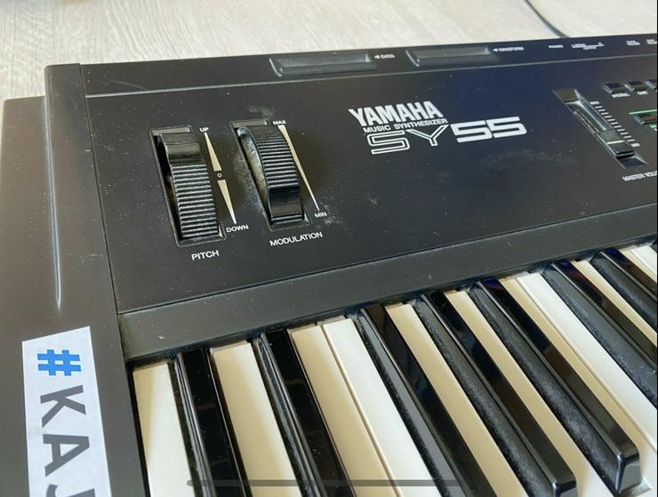 Bild 6: Yamaha SY55 1980er Vintage Synthesizer / Sequenzer / Keyboard