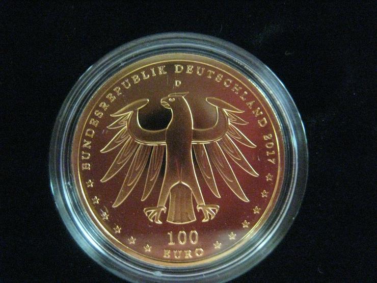 Bild 8: 100 gold Euro 2017 & Gedenkmünzenset 2012 & Dauerbriefmarken 2003