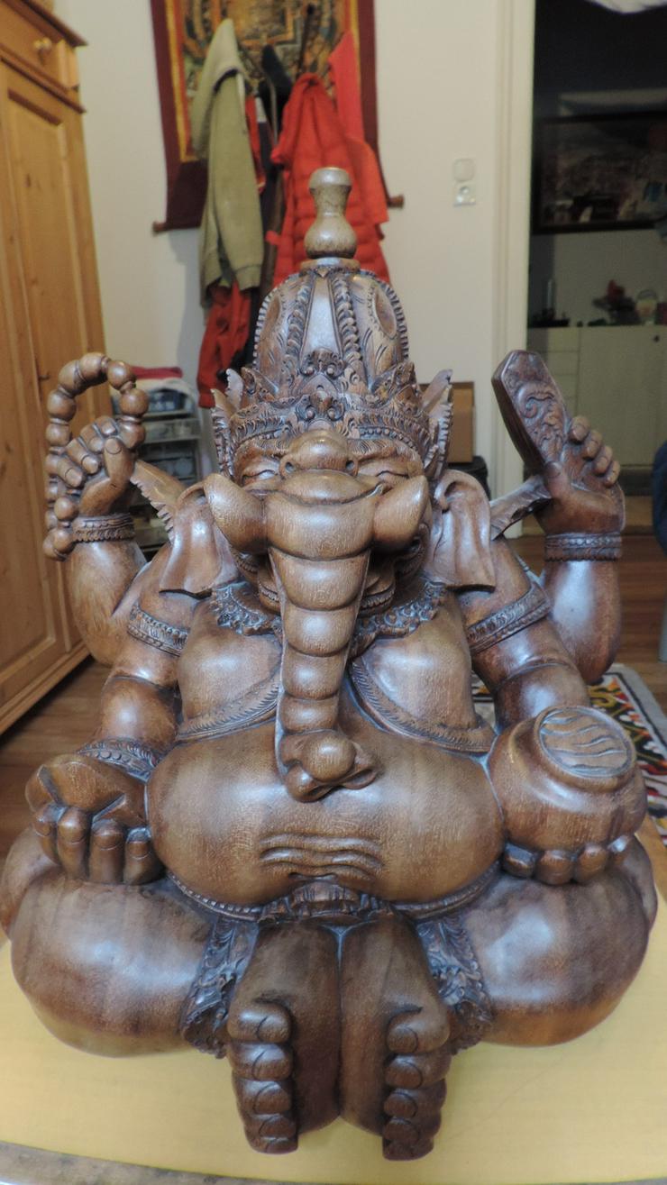 Wunderschöner Ganesha aus Teakholz - Figuren - Bild 6