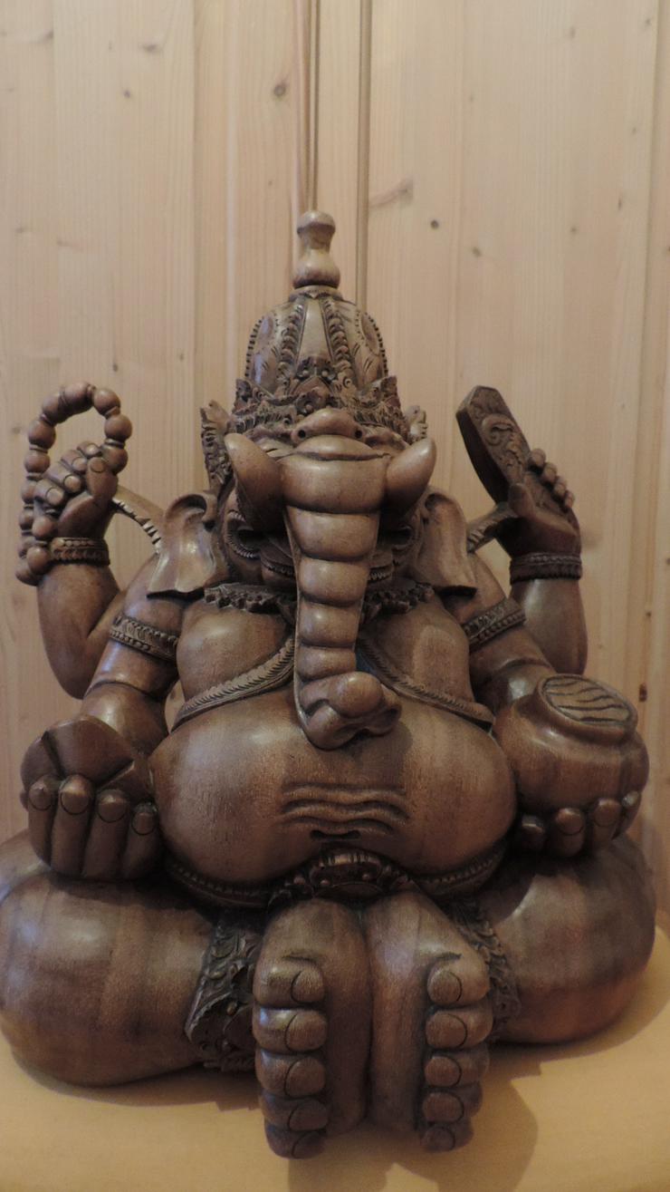 Bild 1: Wunderschöner Ganesha aus Teakholz
