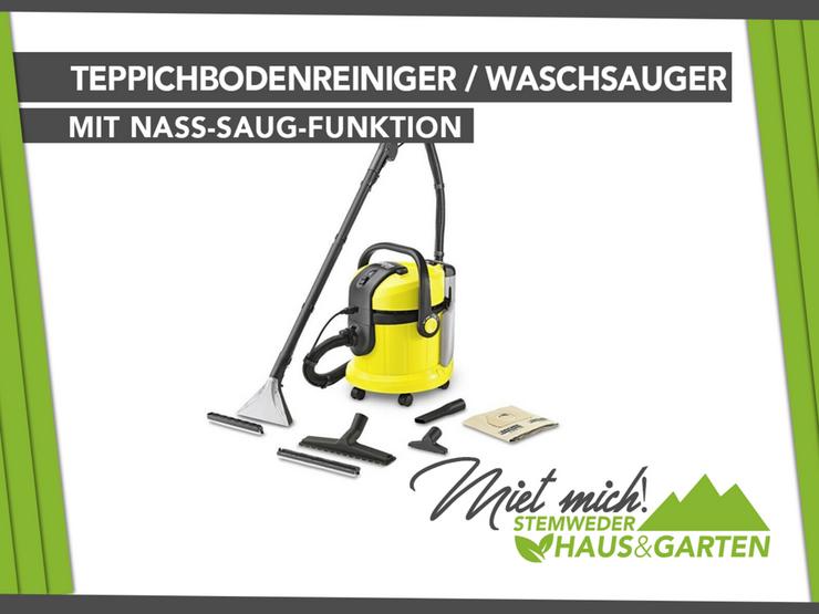 Mieten Leihen Teppichbodenreiniger Waschsauger Nasssauger - Geräte & Werkzeug - Bild 1