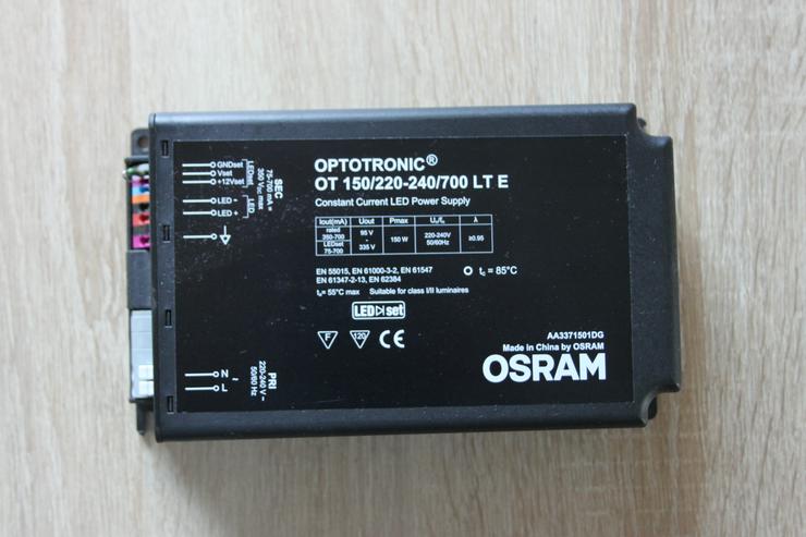 Bild 2: LED Converter Osram u. Tridonic