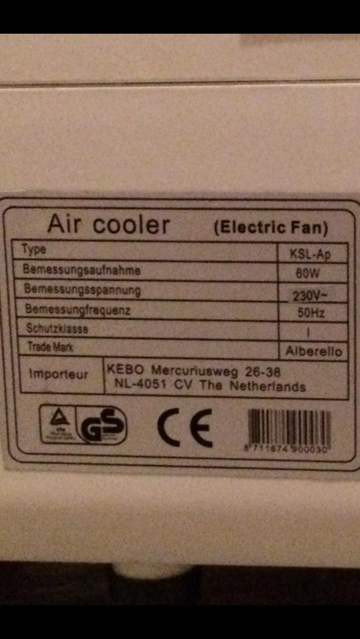Alberello Air Cooler Klimagerät - Klimageräte & Ventilatoren - Bild 3