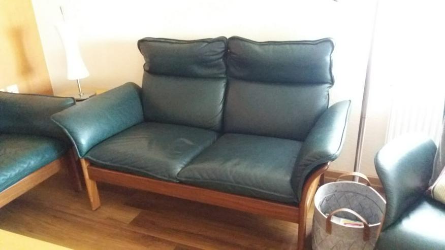 Gebrauchte Leder-Sitzgruppe zu verkaufen - Sofas & Sitzmöbel - Bild 1