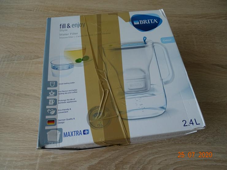  Brita Wasserfilter Style inkl. 1 Maxtra+ Filterkartusche Blau