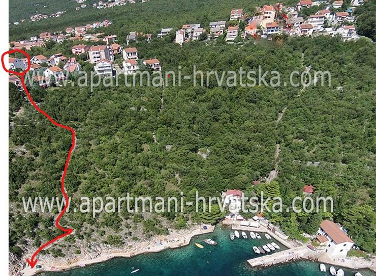 Bild 10: KROATIEN FERIENHAUS FERIENWOHNUNGEN APARTMENT URLAUB KVARNER BUCHT