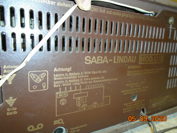 Radio SABA LINDAU Model 18 Li - Radios & Grammophone - Bild 3