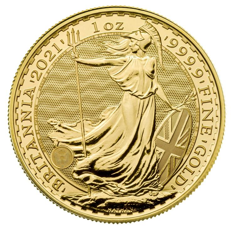 Großbritannien 1 Unze Goldmünze Britannia 2021 Gold - Weitere - Bild 2