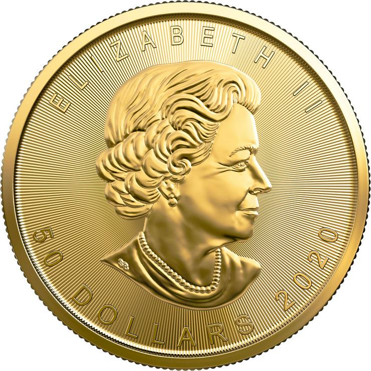 Bild 3: Kanada 1 Unze Goldmünze Maple Leaf 2020 Gold