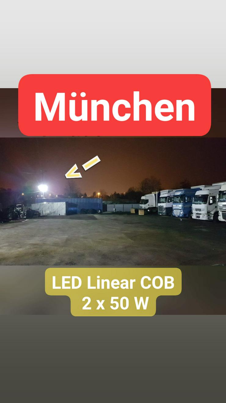 Bild 4: 100W COB LED Fluter Außen Strahler Leuchte Scheinwerfer Flutlicht Baustrahler