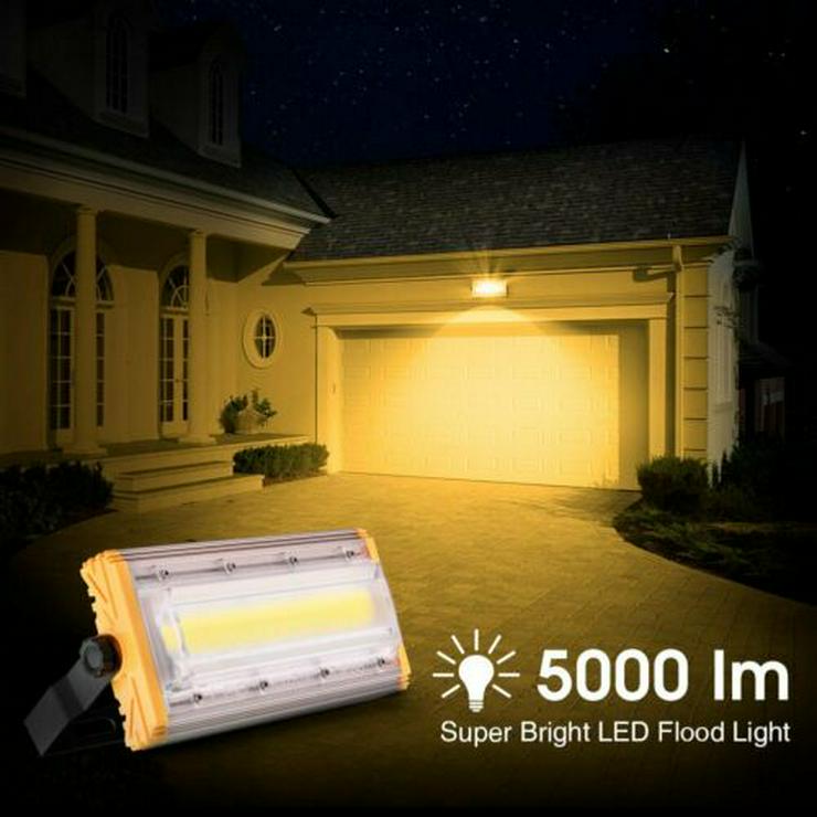 Bild 9: 100W COB LED Fluter Außen Strahler Leuchte Scheinwerfer Flutlicht Baustrahler