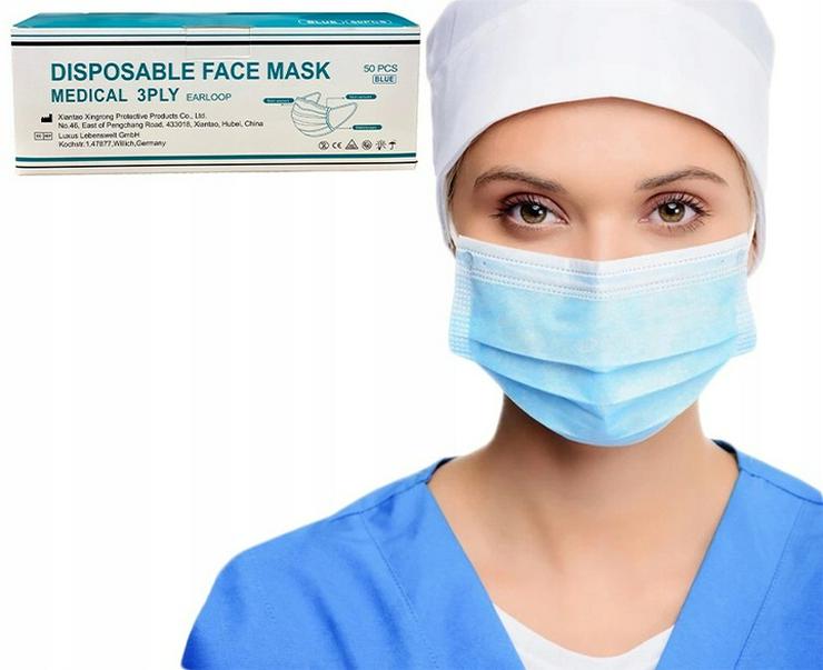 Bild 4: Atem Nase Mund Schutz Maske Gummiband Gesichtsmaske