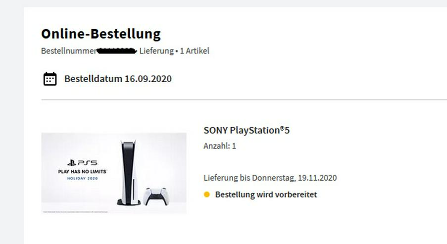 Bild 2: Sony Playstation 5 / PS5 Disc Edition *19.11.2020*