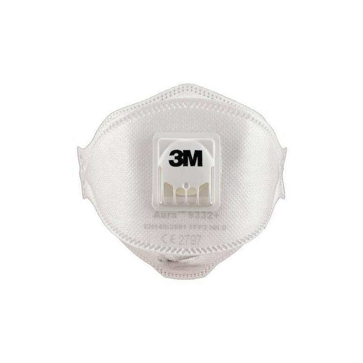 3M™ Aura™ 9332+ Atemschutzmasken FFP3 mit Ventil - Hygiene & Desinfektion - Bild 3