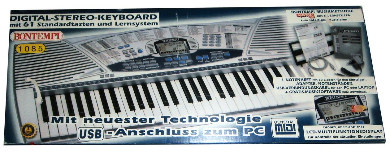 Bild 2: BONTEMPI Digital Stereo Keyboard