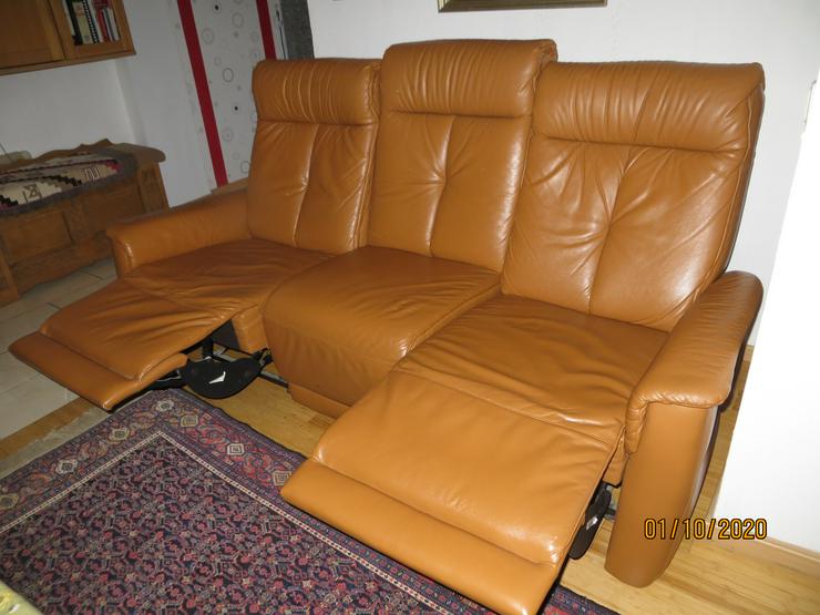 3sitzer Funktionssofa , echtes Leder - Sofas & Sitzmöbel - Bild 1