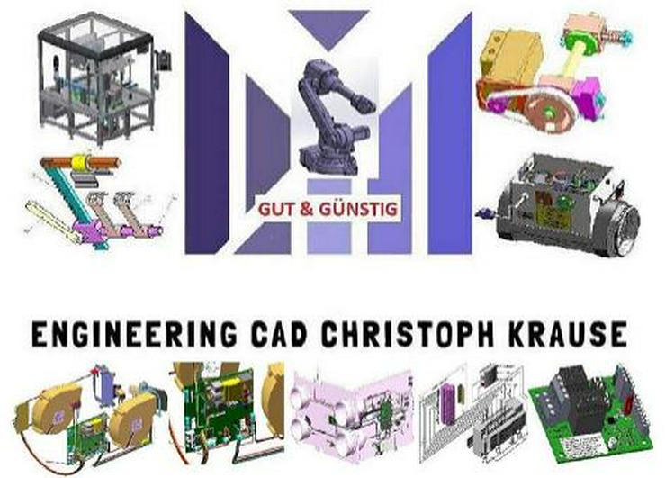 Bild 7: CAD mechanische Konstruktionen, Schwerpunkt Entwicklung, Maschinenbau, Werkzeugmaschinen, Automatisierung, Automotive, Mechatronik und Elektrotechnik. 