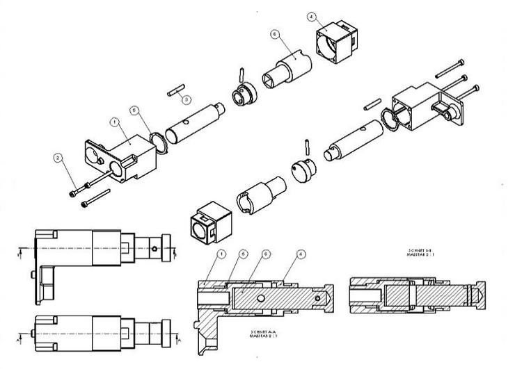 Bild 2: Patentzeichnungen.  Fertigung von CAD Patentzeichnungen