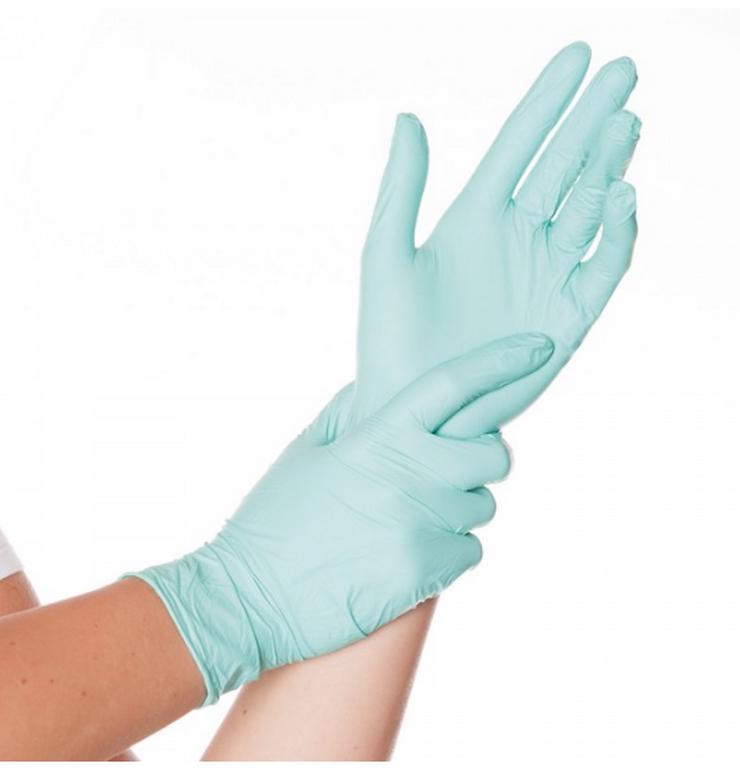 Hygostar Nitril Handschuhe Safe Lotion puderfrei Gr. M - Hygiene & Desinfektion - Bild 2