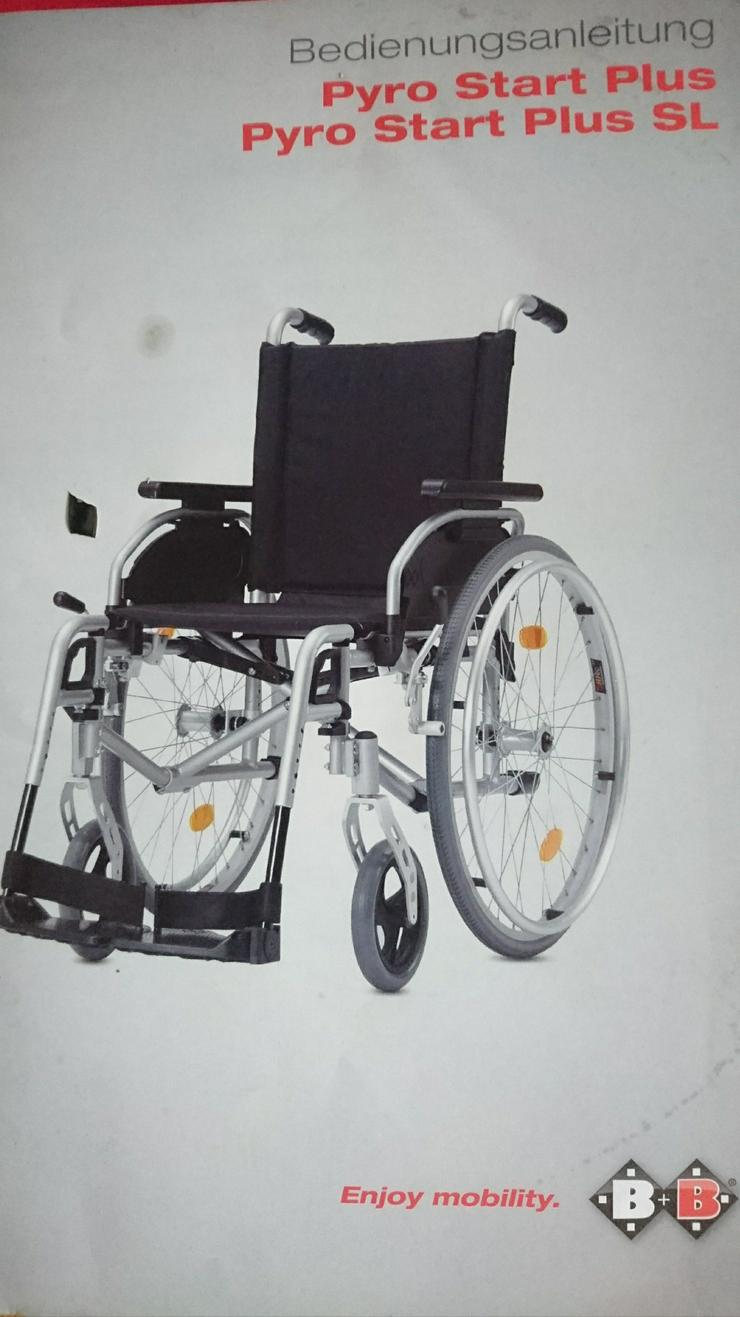 Bild 2: Rollstuhl B+B faltbar 