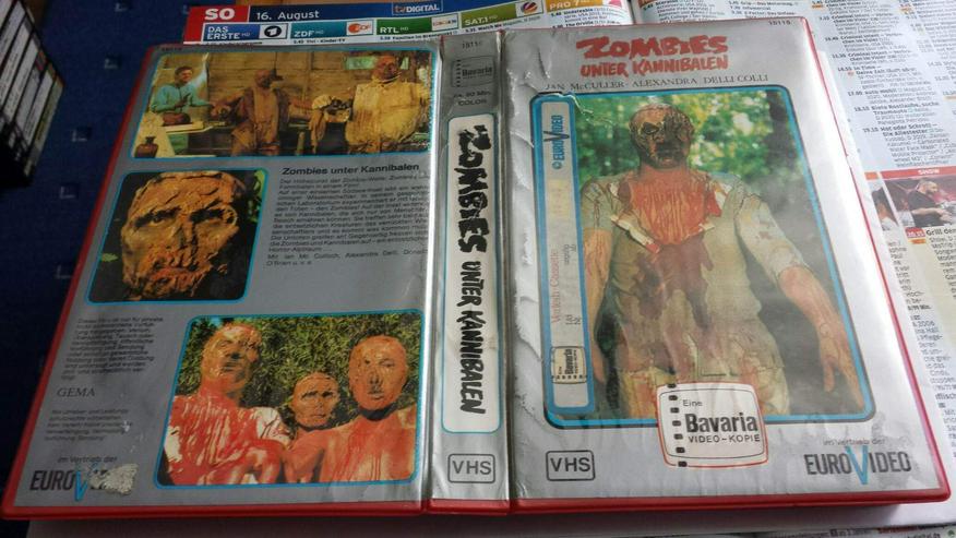 Suche Kaufe alte Vhs Horror Filme  - VHS-Kassetten - Bild 1