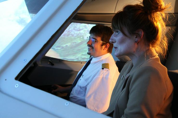 Flugsimulator in Berlin: Als "Pilot" im Cockpit eines A320