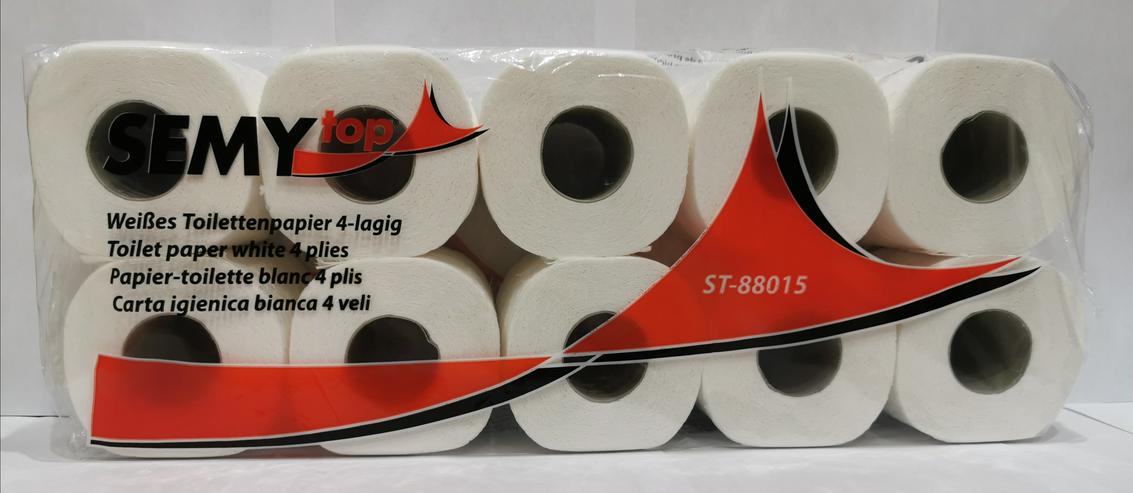 Toilettenpapier 4-lg. Zellstoff, 150 Blatt 10 Rollen