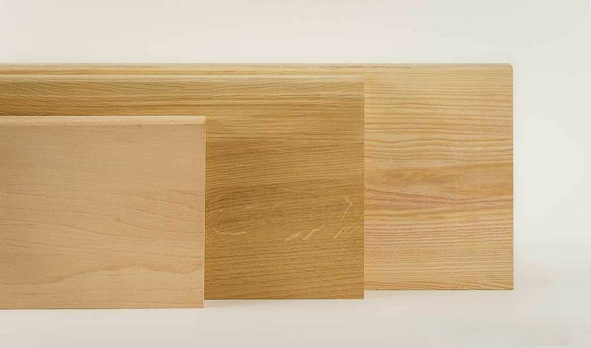 Bild 3: FENSTERBRETT BUCHENHOLZ MASSIVHOLZ FENSTERBANK POLIERT UNBEMALT 85x28x4cm