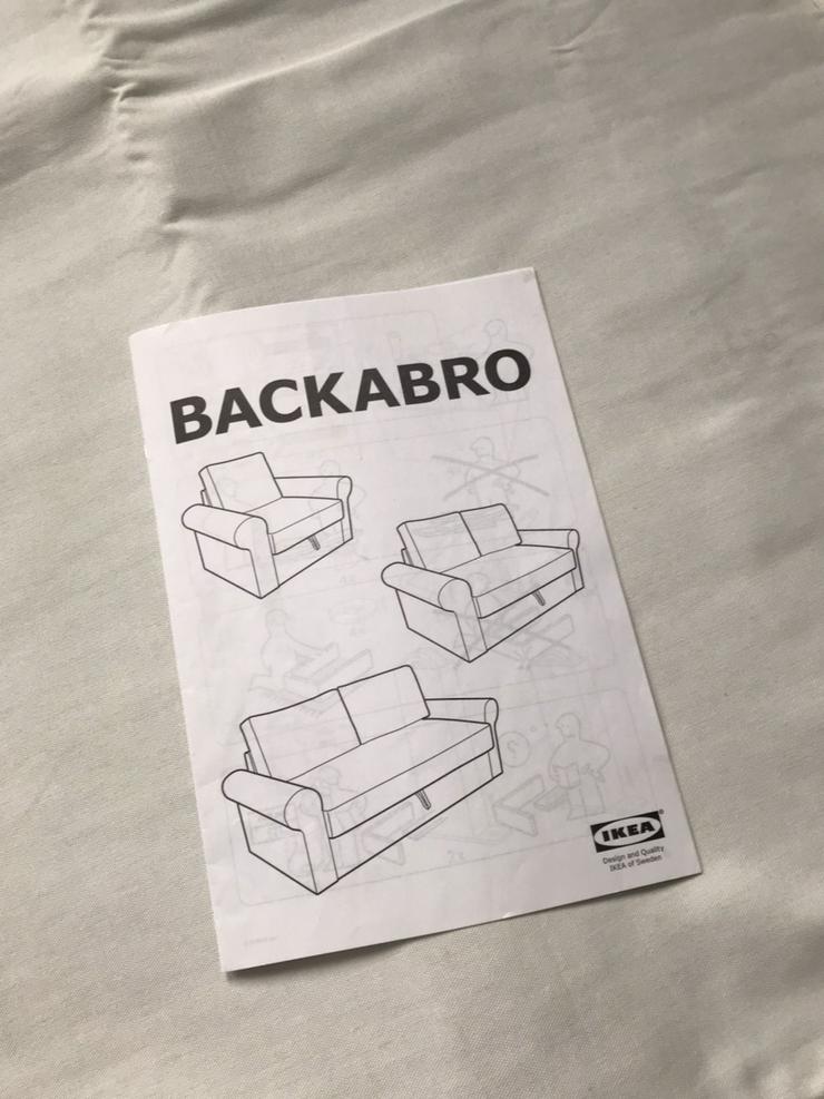 Bild 3: IKEA Bett-Couch (Ikea Backabro 3er)