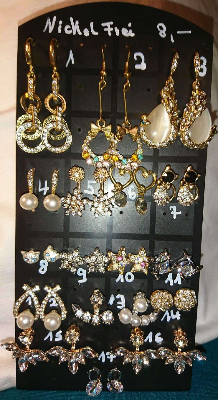 Bild 2:  Modeschmuck verschiedene Ohrringe 