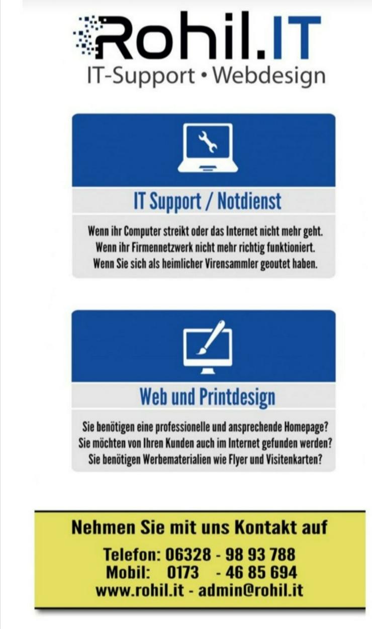 Bild 2: PC / Laptop Reparatur, Webdesign, Druck, uvm. 