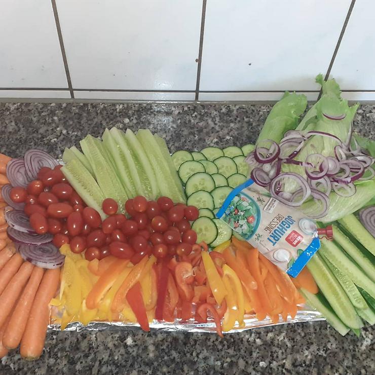 Belegte Platten Obst.Gemüse.Käse.Wurst und Fleischplatten  - Früchte, Gemüse & Pilze - Bild 8
