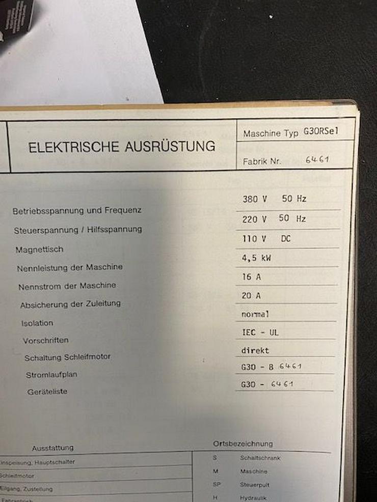 Flachbettschleifmaschine Messerschleifmaschine Göckel G30 RS el - Werkstatteinrichtung - Bild 7