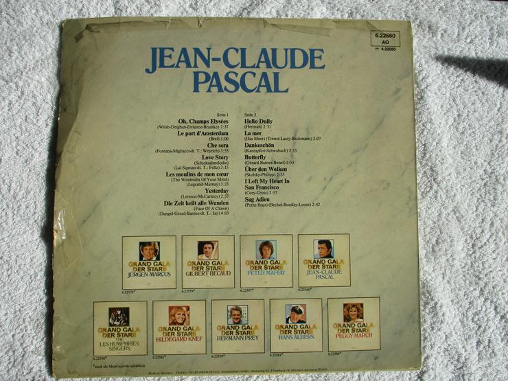 Grand Gala der Stars - Jean-Claude Pascal - LPs & Schallplatten - Bild 2
