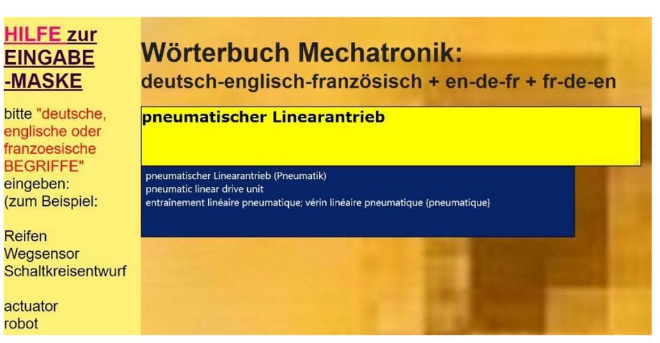 Bild 3: Technik Woerterbuch: Uebersetzung deutsch-englisch-franzoesisch