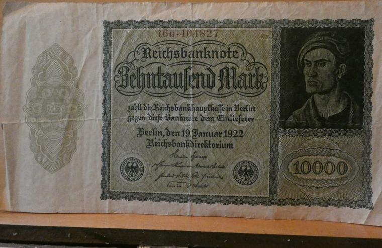Bild 9: Banknoten 1912 bis1925