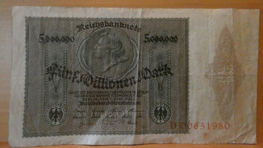 Bild 4: Banknoten 1912 bis1925