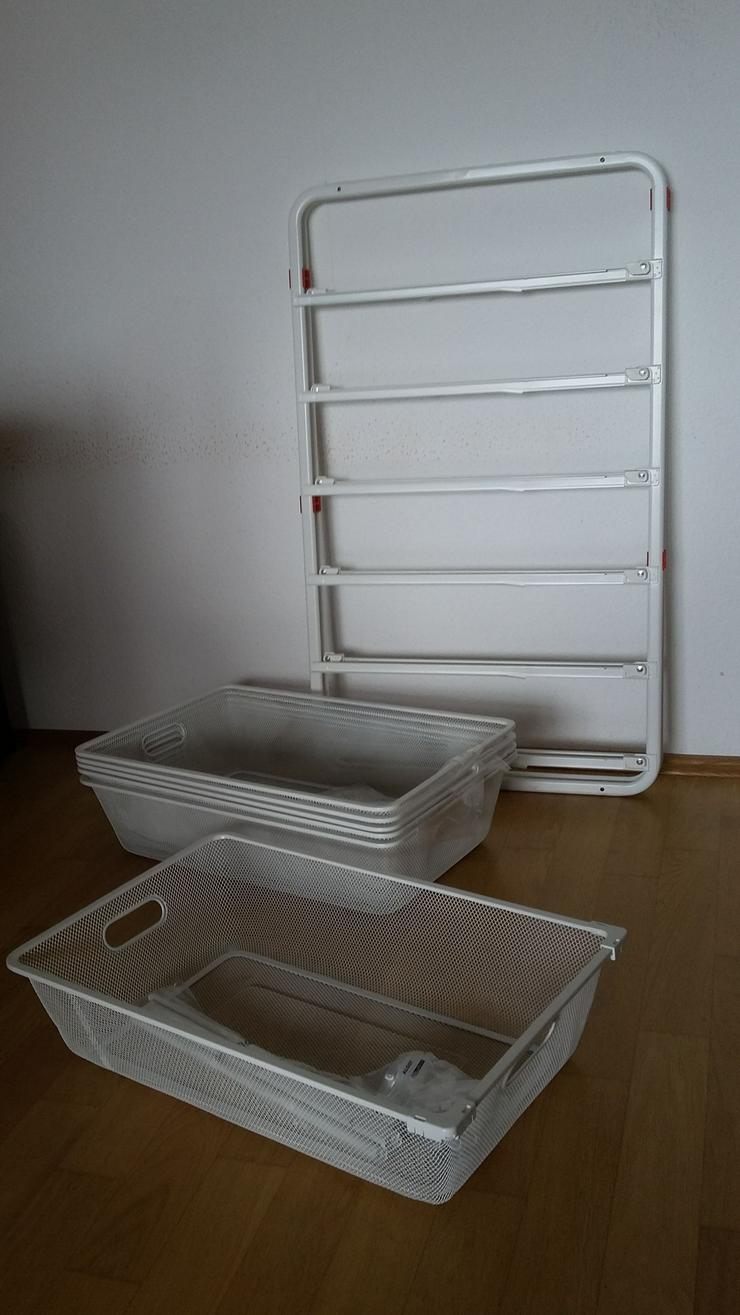 Bild 2: ALGOT Korbsystem IKEA für Kleiderschrank
