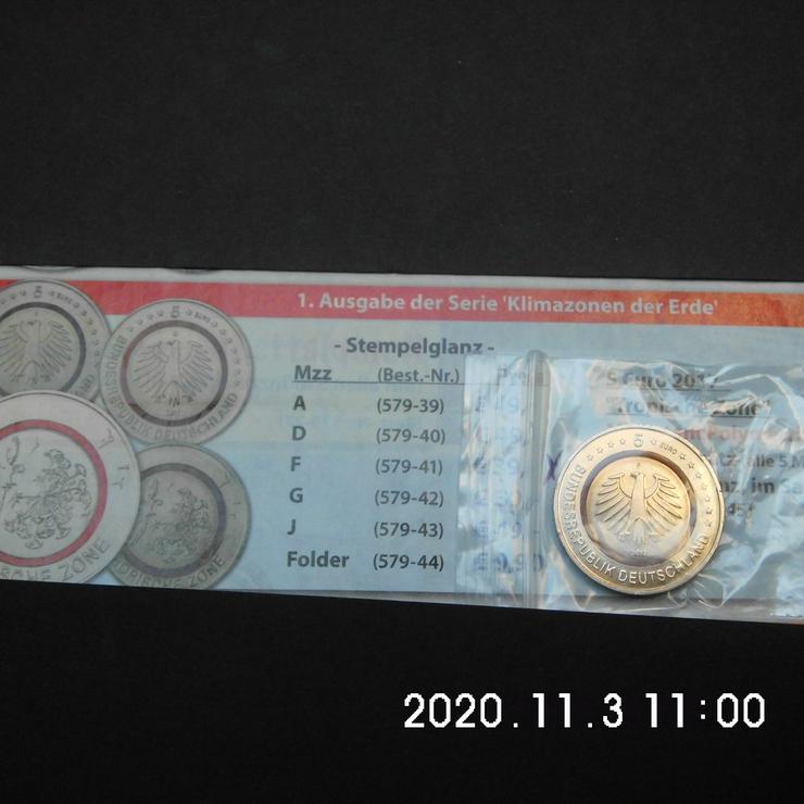 Deutschland 5 Euro Tropische Zone F - Euros - Bild 1