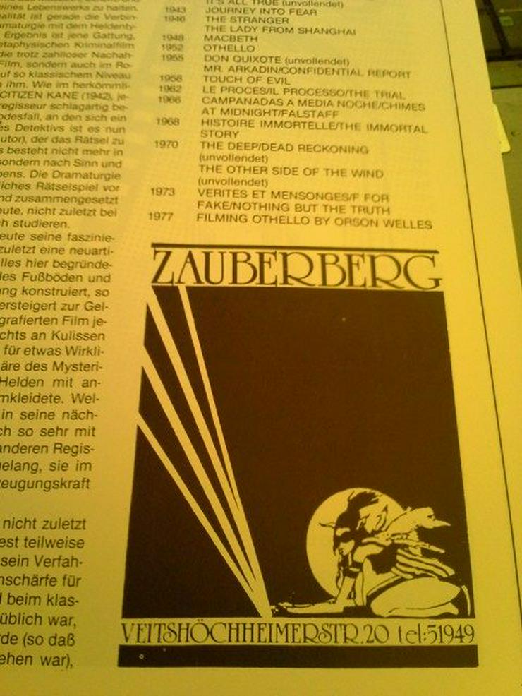 Würzburg 1986 Film Programmheft  12. Intern Filmwochenende - Poster, Drucke & Fotos - Bild 2