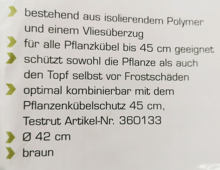 Xclou Frostschutz-Untersetzer Ø42cm Pflanzenuntersetzer - Kleingärten - Bild 3