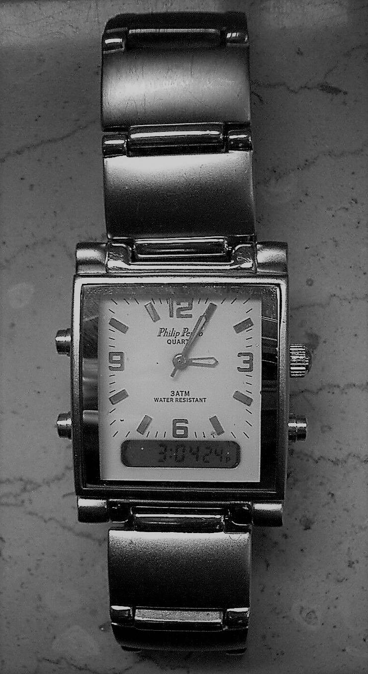 Biete: Herren Armbanduhr PHILIP PERSIO Quarzt 3 - Herren Armbanduhren - Bild 3