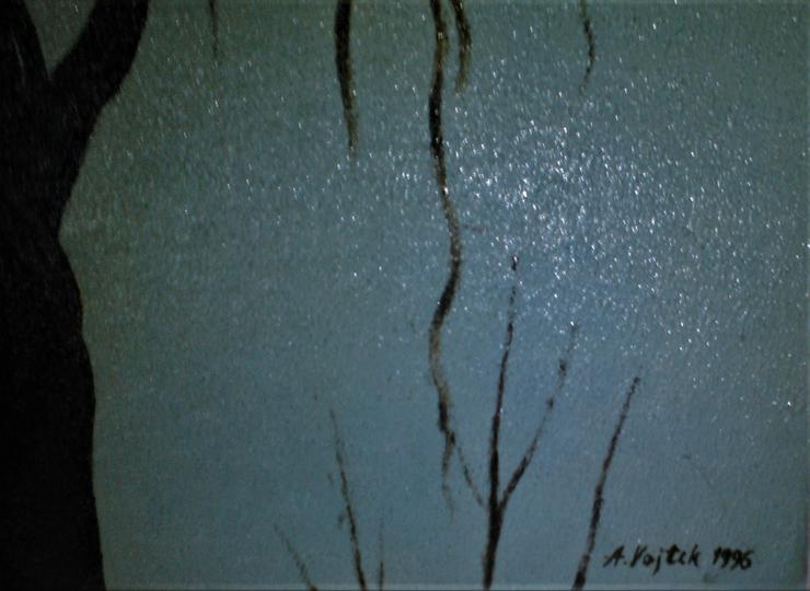 Bild 2: Antonín Vojtek, Baum, Öl auf Leinwand,